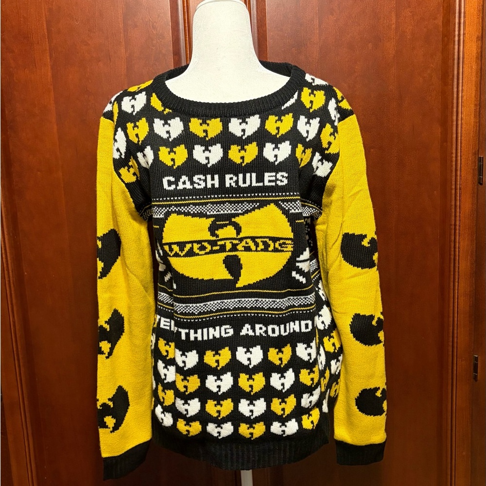 Hulu Cash Rules Wu Tang Holiday Ugly Sweater Unisex